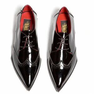 Kat Von D Patent Leather Nina Oxford Loafer Women's size 7.5